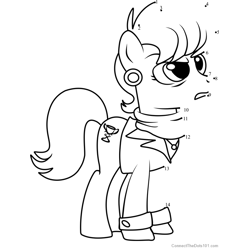 Ms Harshwhinny My Little Pony Dot to Dot Worksheet