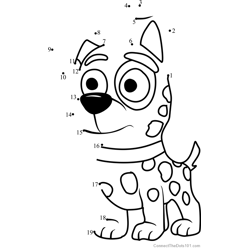 Patches Pound Puppies Dot to Dot Worksheet