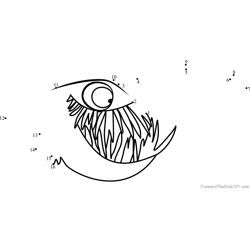 Anglerfish from Stoked Dot to Dot Worksheet