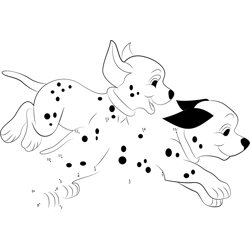 Dog Run Dot to Dot Worksheet