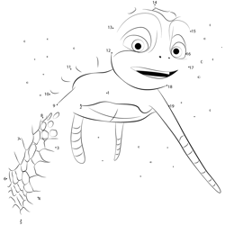 Sammy   A Turtles Tale in Water Dot to Dot Worksheet