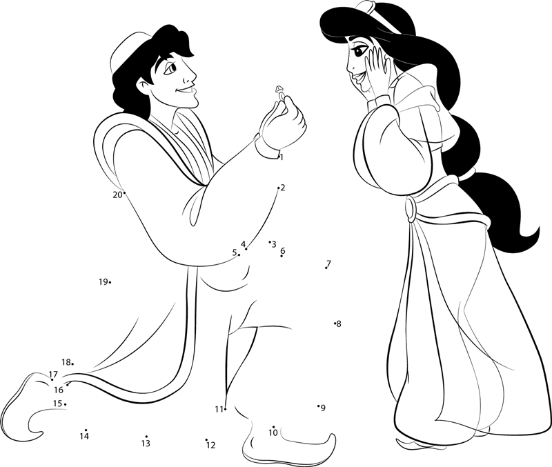 Aladdin Propose Princess Jasmine
