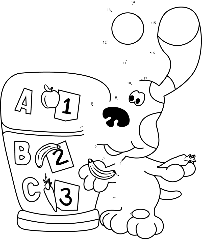 Blues Clues Playing ABC Game
