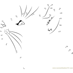 Italy Cat Dot to Dot Worksheet