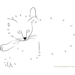 cat stock by malleni Dot to Dot Worksheet