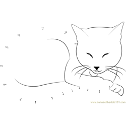 Connect the Dots by Numbers To Draw the Cat. Dot To Dot Education Game and  Coloring Page with Cartoon Cute Kitten Character Stock Vector -  Illustration of drawing, kids: 266886256