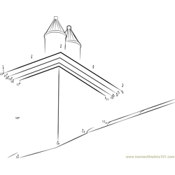 Chimney Cap Dot to Dot Worksheet