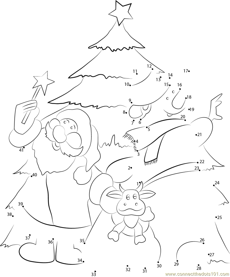 Santa Claus and Xman so Happy