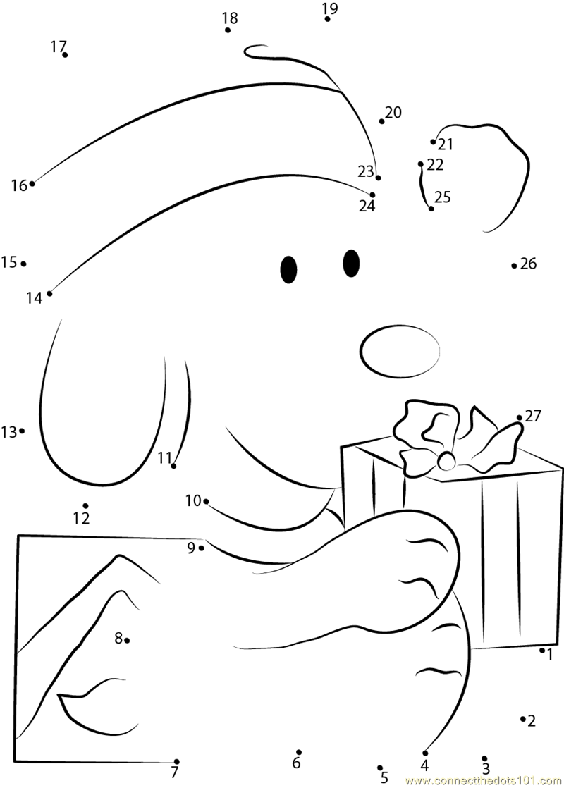 Santa Snoopy Open Gifts