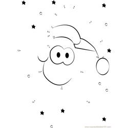 Christmas Star Dot to Dot Worksheet