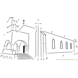 Armenian Church Dot to Dot Worksheet
