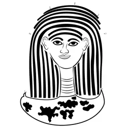 Ancient Egyptian Mummy Portrait Dot to Dot Worksheet