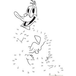 Daffy Duck Dot to Dot Worksheet