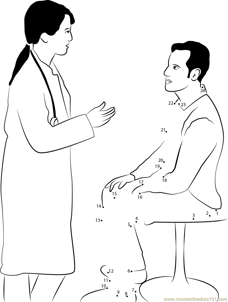 Lady doctor explaning to Patient