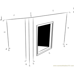 Solar Heated Dog House Dot to Dot Worksheet