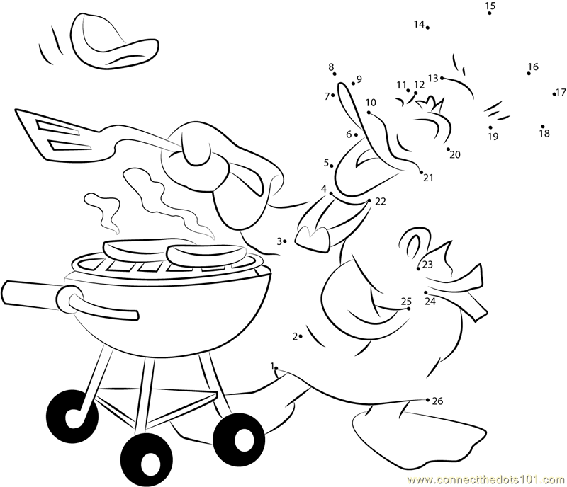 Donald Duck Cooking