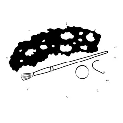 Painter's Studio Essentials Creation Dot to Dot Worksheet