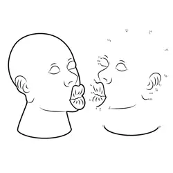 Mannequin Faces Fun Game Dot to Dot Worksheet
