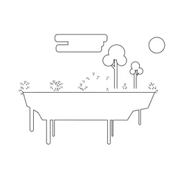 River Landscape Creation Journey Dot to Dot Worksheet