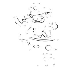 Winter Friend Numeric Fun Dot to Dot Worksheet