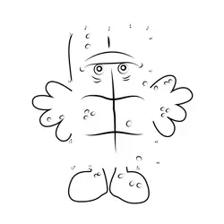 Bernd Bread Character Formation Dot to Dot Worksheet