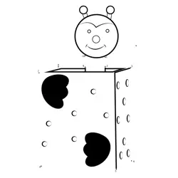 Wooden Box Creature Fun Dot to Dot Worksheet