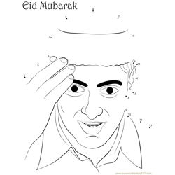Eid Mubarak Dot to Dot Worksheet