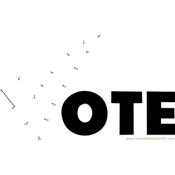 Vote Dot to Dot Worksheet