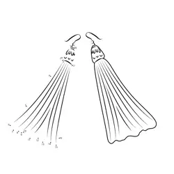 Fringe Ear Adornment Game Dot to Dot Worksheet