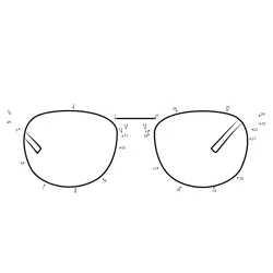 Optical frame sequence challenge Dot to Dot Worksheet