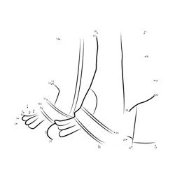 Stylish Footwear Creation Dot to Dot Worksheet