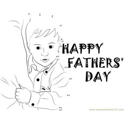 Love U Dad Happy Fathers Day Dot to Dot Worksheet