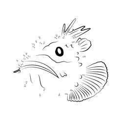 Discover Sea Creature Challenge Dot to Dot Worksheet