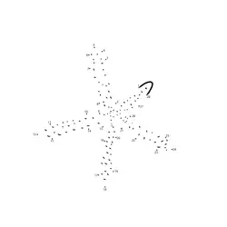 Sea Star Number Path Dot to Dot Worksheet