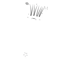 Stone and Plant Scene Dot to Dot Worksheet