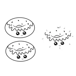 Sweet Donut Join Fun Dot to Dot Worksheet