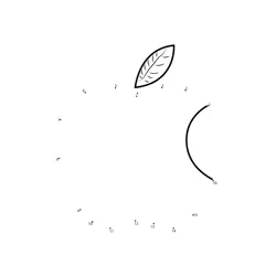 Build a Fresh Apple Dot to Dot Worksheet