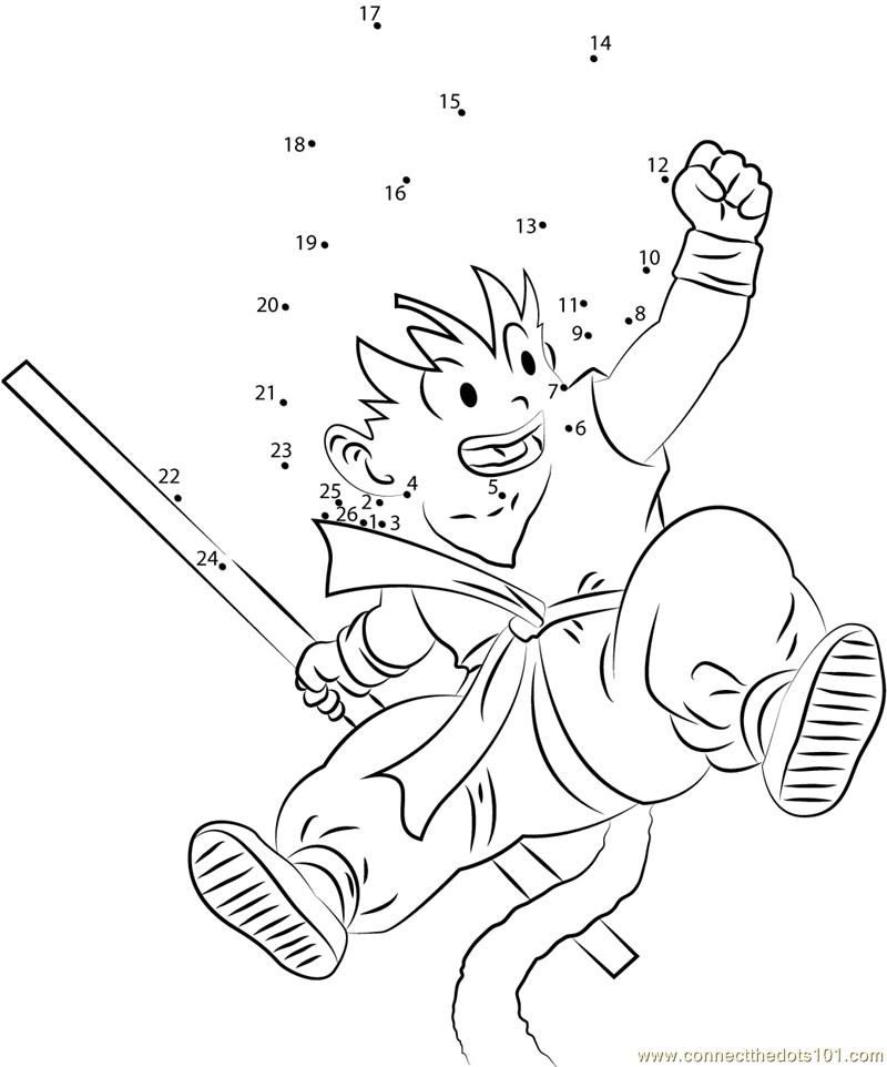 Jumping Goku
