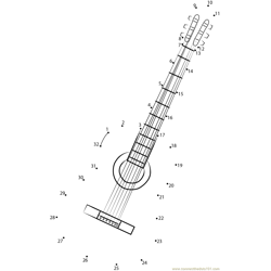Classical Guitar Dot to Dot Worksheet