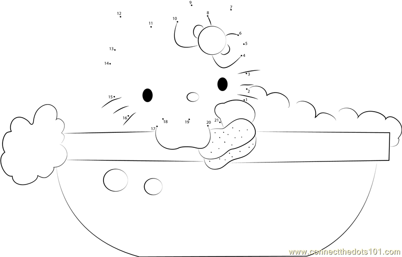 Hello Kitty in Bathtub