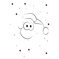 Christmas Star Dot to Dot Worksheet