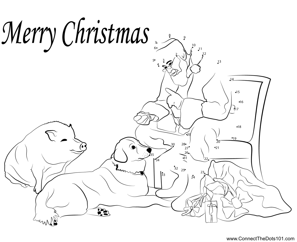 Santa Claus with Pets