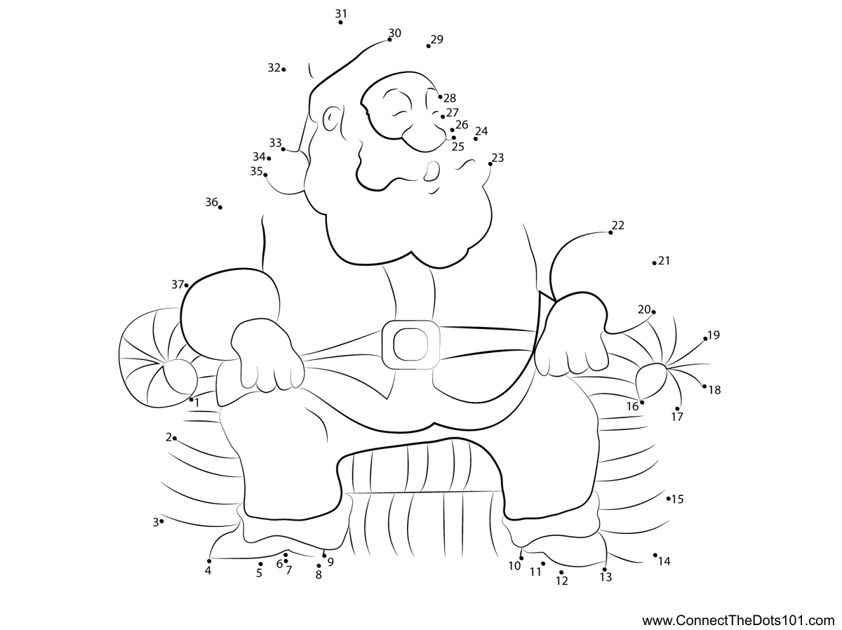 Santa on Couch