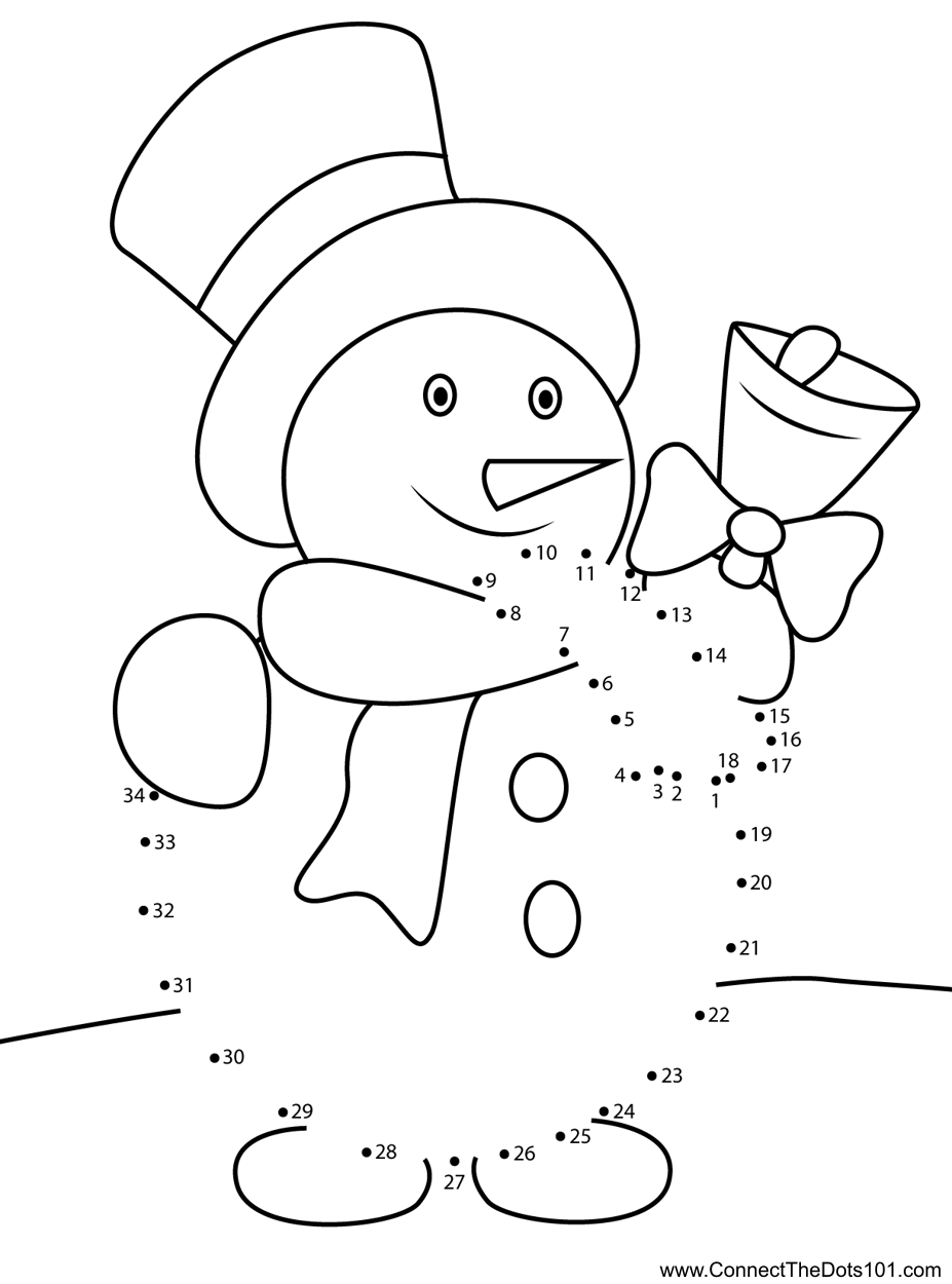 Snowman With Bell