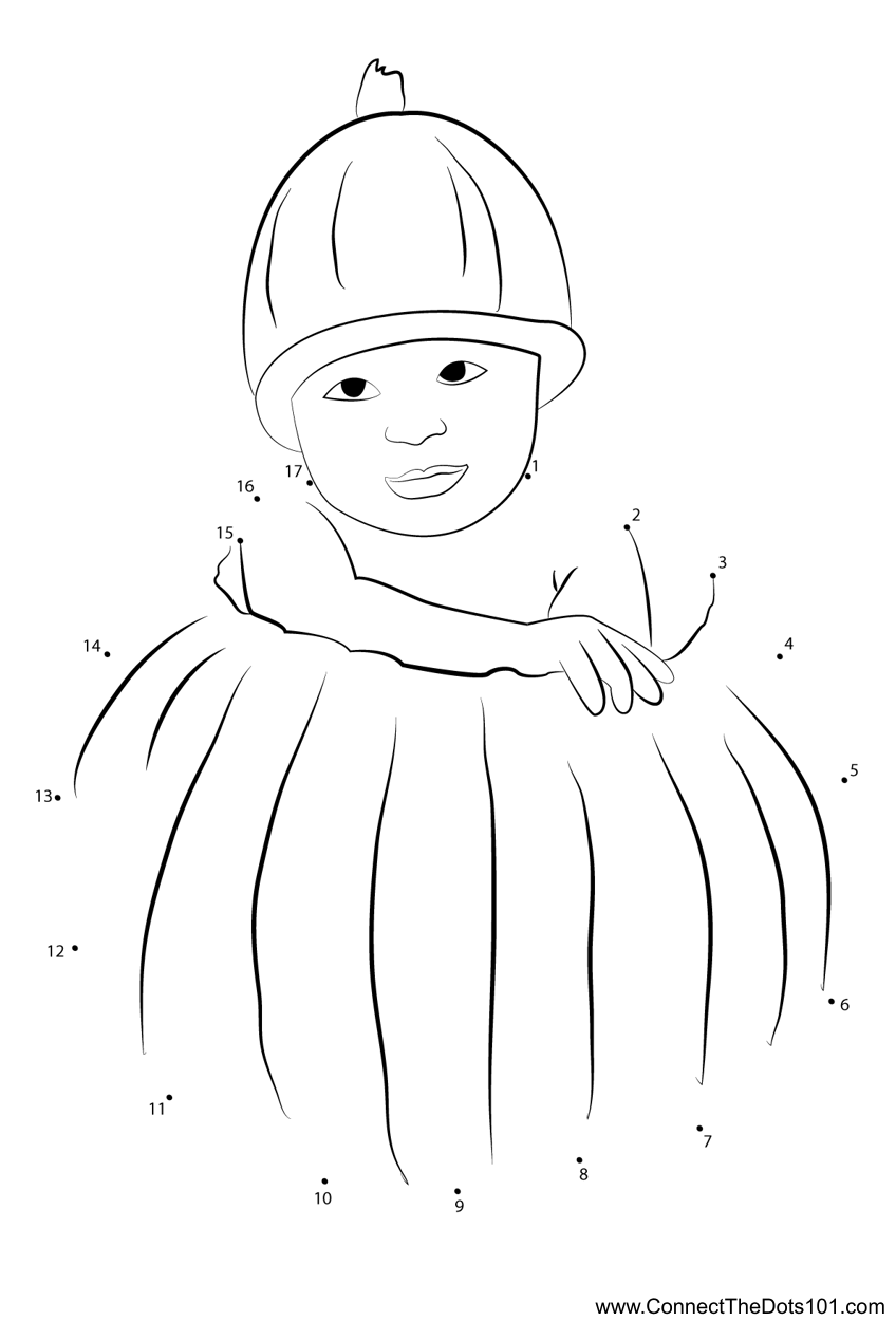 Baby inside Pumpkin