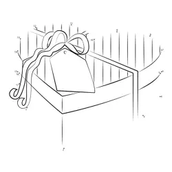 Valentine Gift Box Ribbon Dot to Dot Worksheet