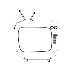 Retro Screen Sequence Game Dot to Dot Worksheet