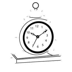Clock Time Challenge Dot to Dot Worksheet