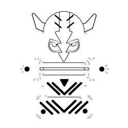 Assemble Tribal Figure Dot to Dot Worksheet