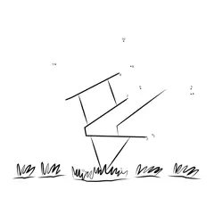 Old Wood Park Seating Dot to Dot Worksheet